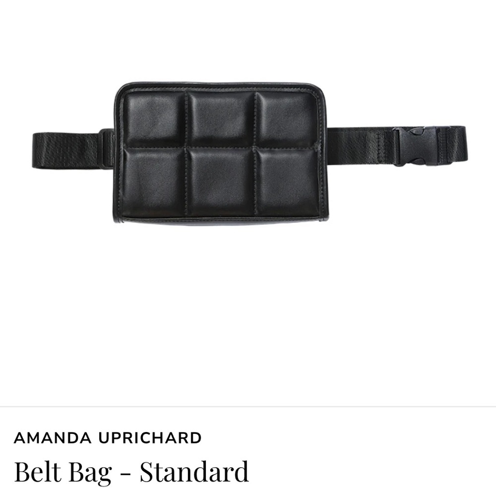Amanda Uprichard Black Belt Bag NWT Fanny pack
